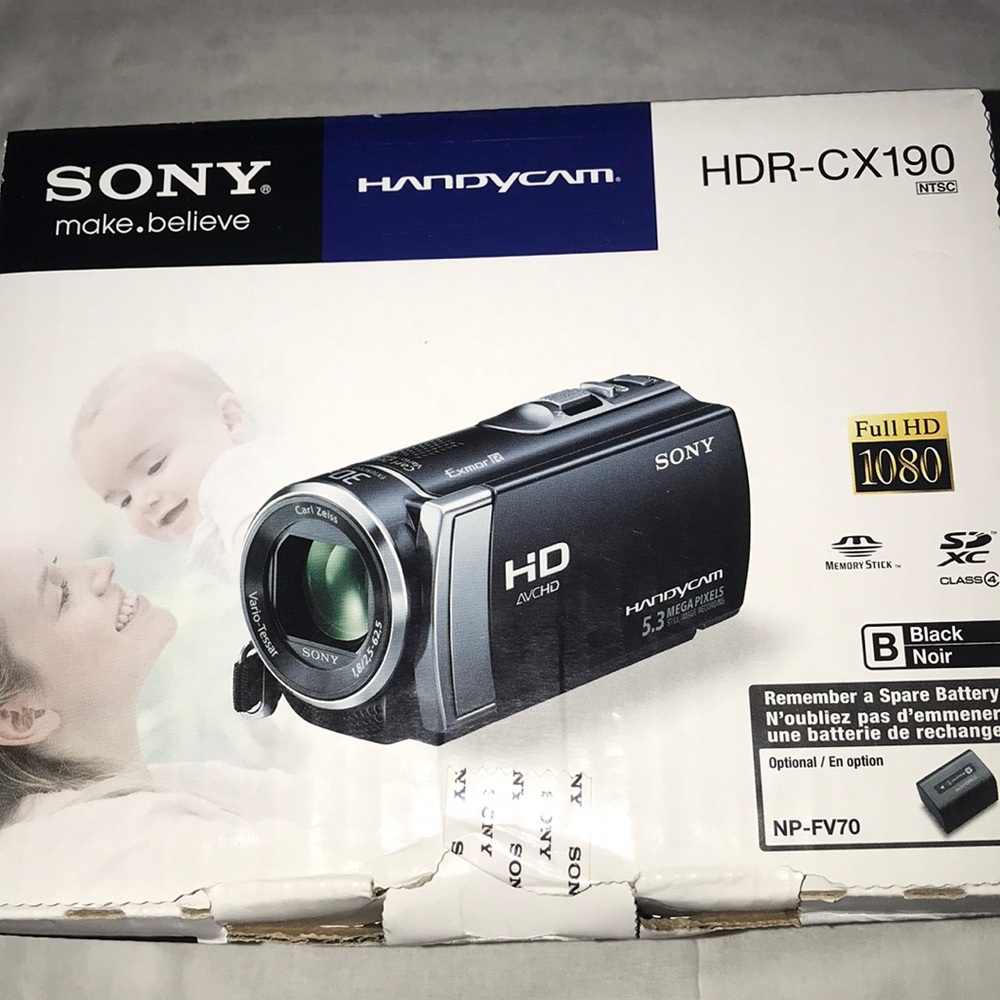 Sony HDR-CX190 handy cam